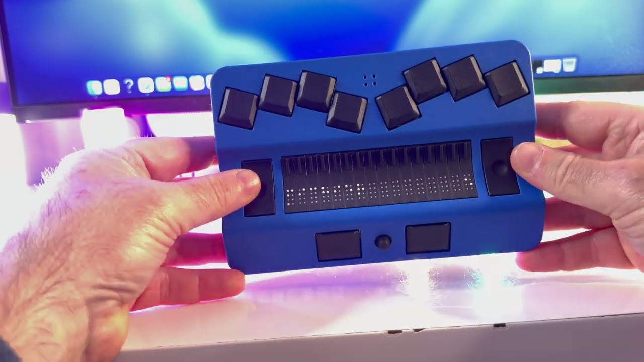 Actilino un bloc-notes braille de 16 cellules compact, performant et intelligent iPhone Android