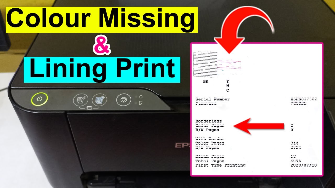 Epson Printer Colour Problem || प्रिंटर कलर प्रोब्लम || How to Fix Colour Problem Epson Printer