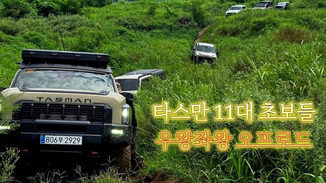 기아 타스만 11대 초보들의  오프로드 임도 오버랜드 오버랜딩 루프탑텐트 노지 캠핑
