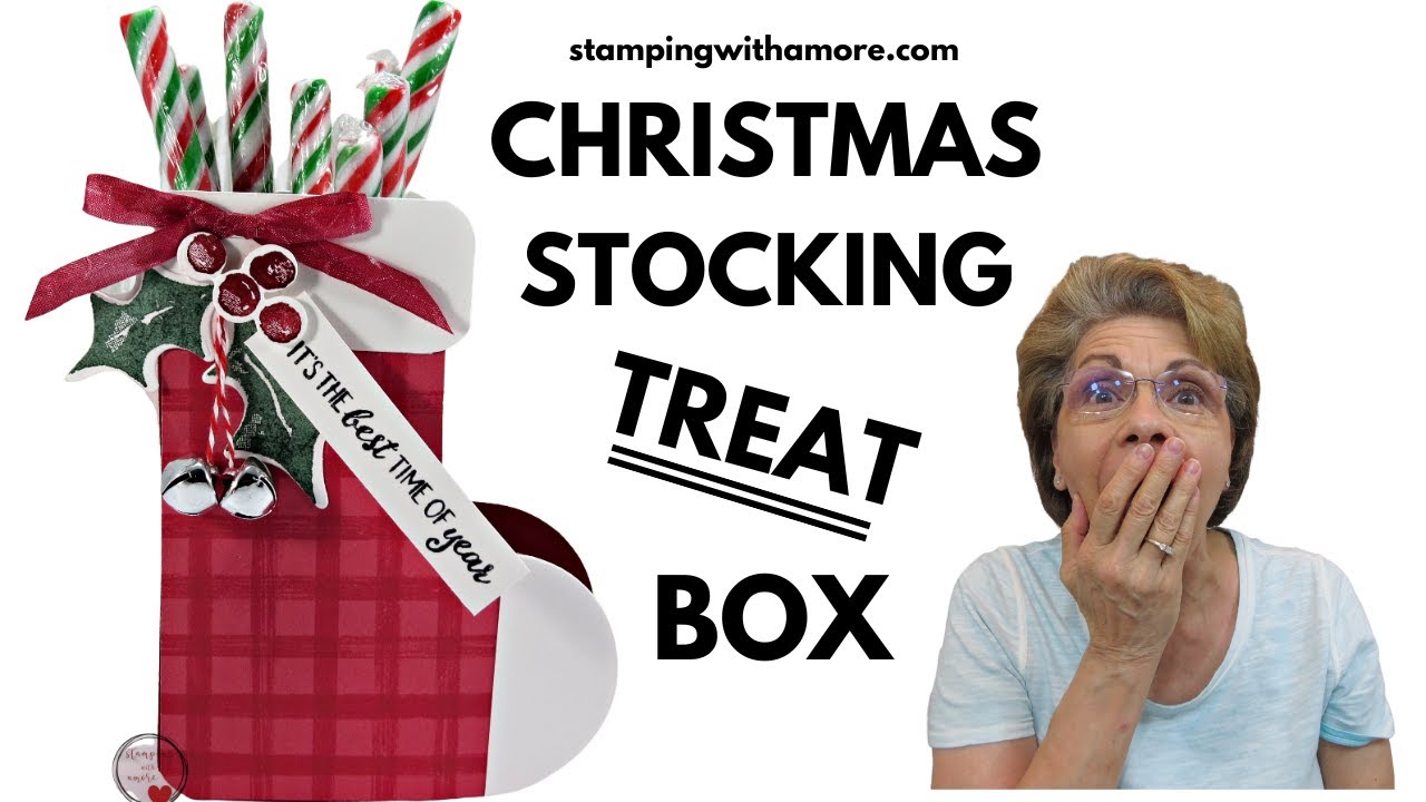 A Fun and Adorable Christmas Stocking Treat Box Tutorial (Let's make this great gift giving idea)