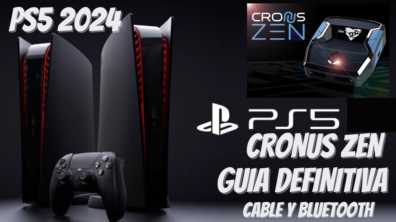 Cronus Zen en PS5 2024 / Dual Sense y Dual Sense Edge Por Bluetooth y Cable / Guia Completa