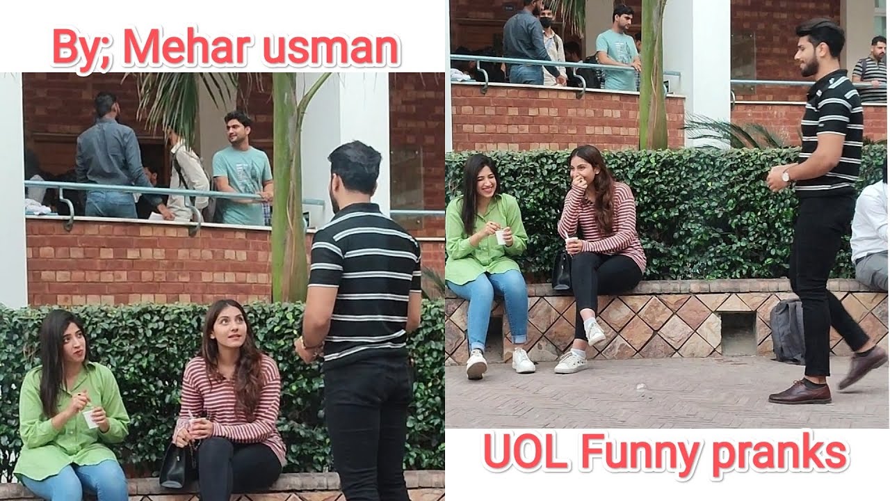 UOL Funny prank on girls | Tum kahdija ho | Mehar Usman