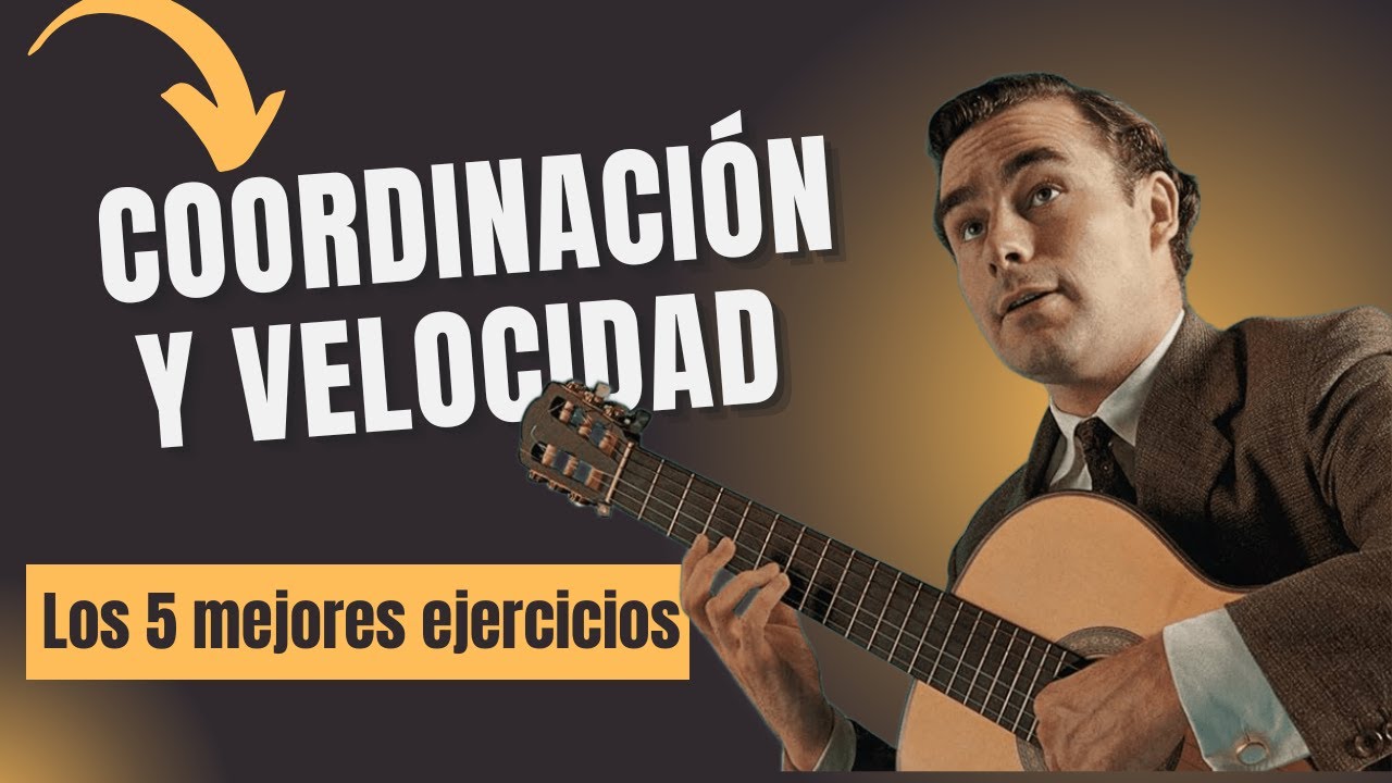 Ejercicios de coordinación y velocidad en la guitarra