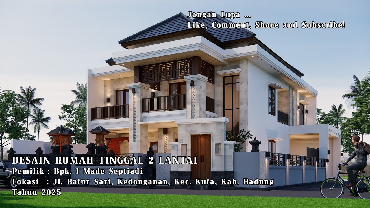 RUMAH BALI TROPICAL MODERN - JL.BATUR SARI, KEDONGANAN KEC.KUTA, KAB.BADUNG @studiotabananarsitektur