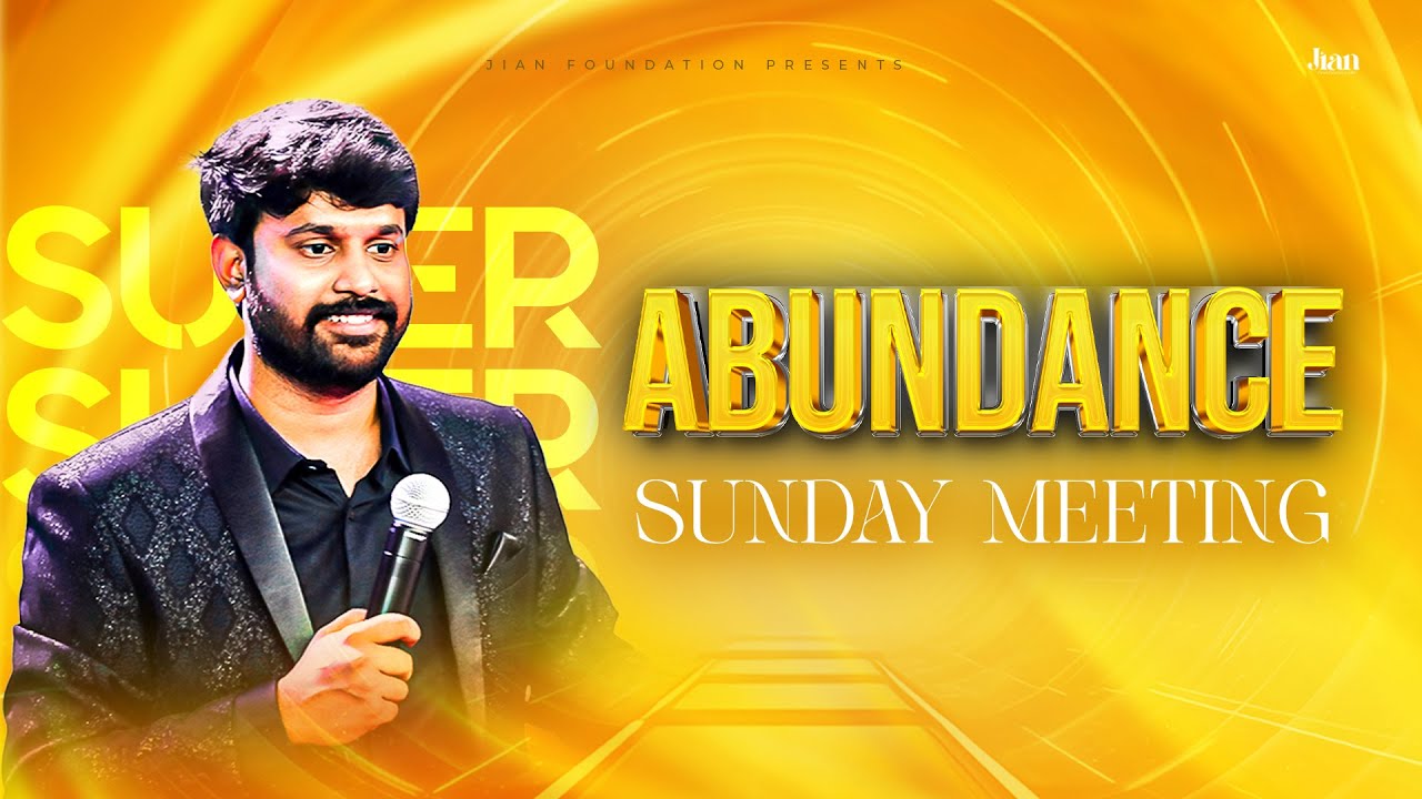 🔴🅻🅸🆅🅴 Super Abundance Sunday Meeting | Prophet Ruban Samuel | Chennai | 01.02.2026