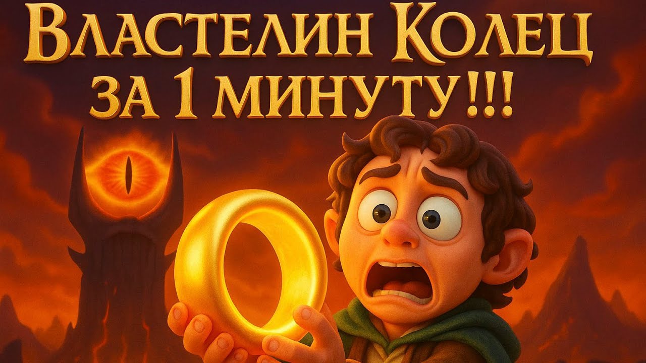 Властелин колец за минуту. Краткое содержание. ))) #animation #властелинколец #funnyvideos