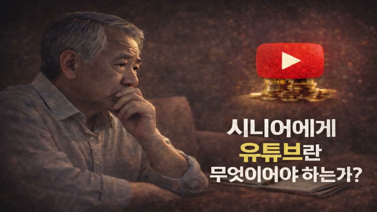 시니어에게  유튜브는 무엇이어야 하는가?