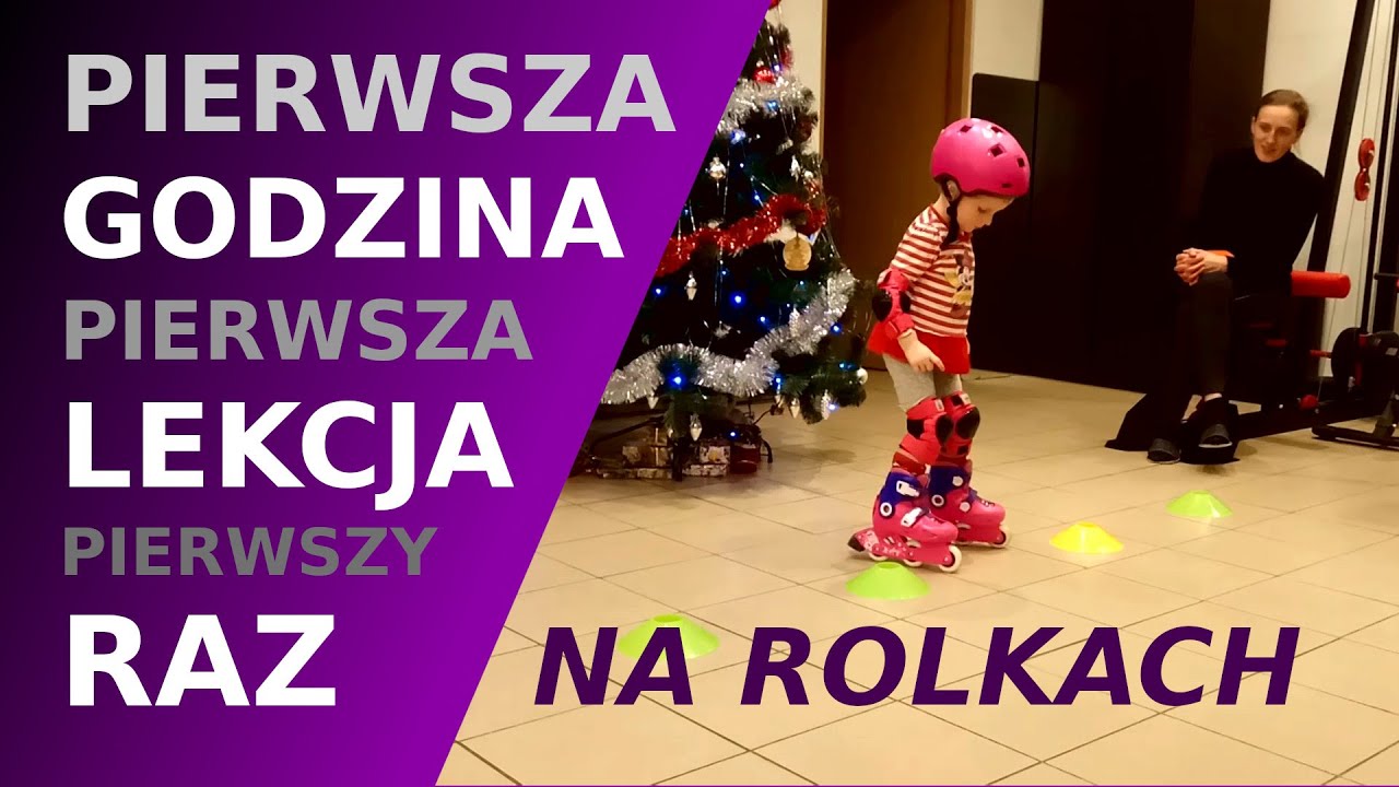 Rolki 064 I trening Amelki - Nauka jazdy na rolkach! Co może nauczyć się dziecko w 1 godzinę?