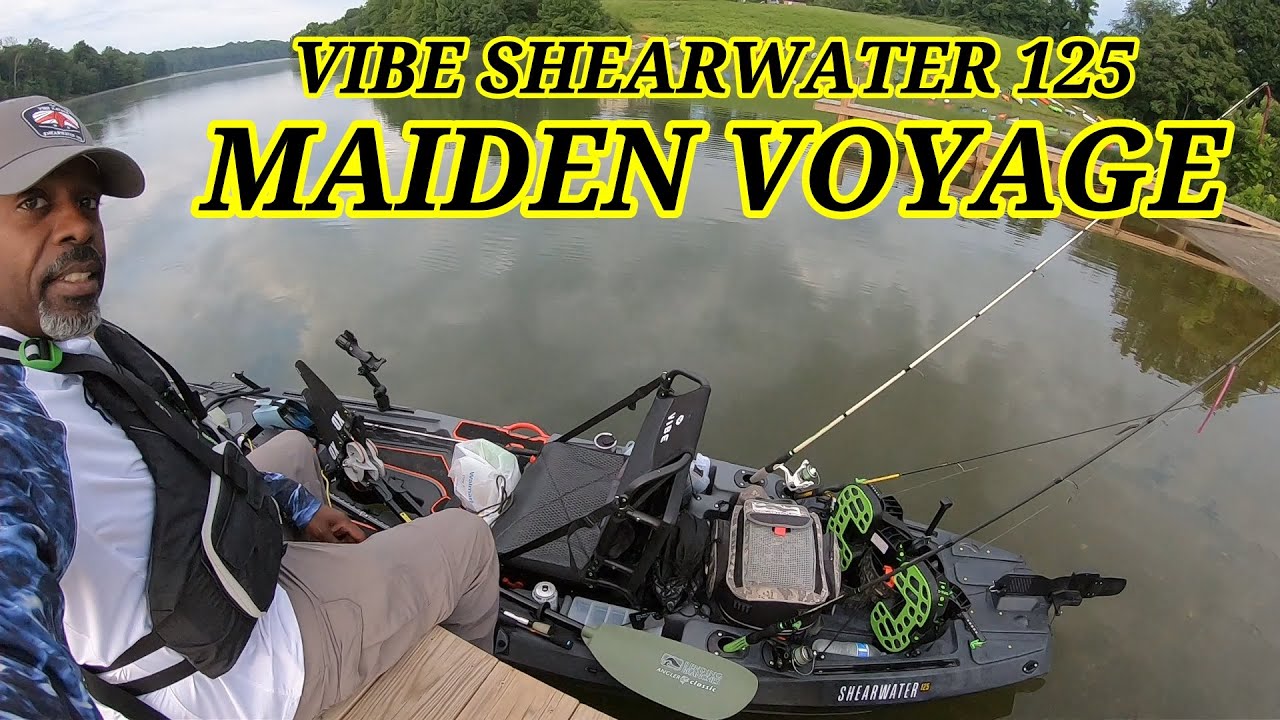 MAIDEN VOYAGE {NEWLY RELEASED VIBE SHEARWATER 125 FISHING KAYAK} 2020