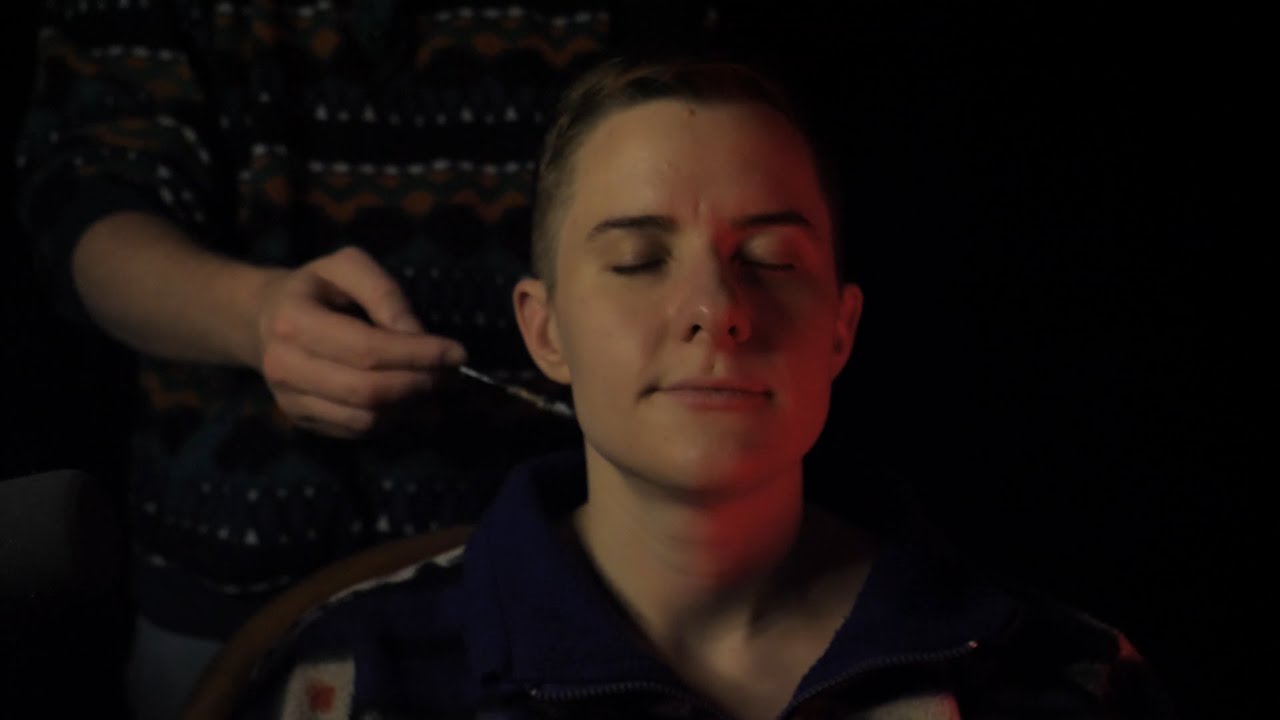 ASMR Face Brushing, Fabric Sounds, Massage & Head Scratching for Sleep