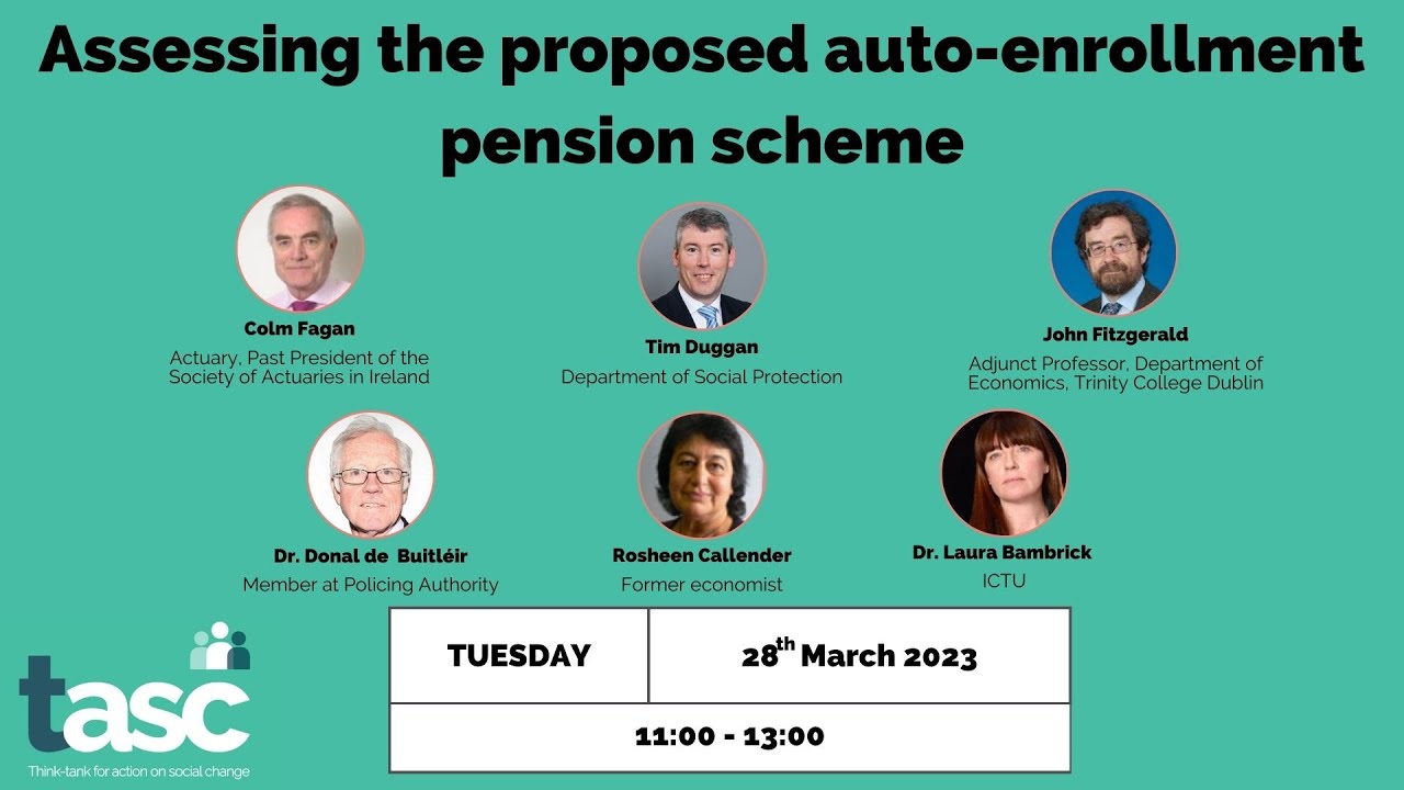 Assessing the Proposed Auto-enrollment Pension Scheme Event