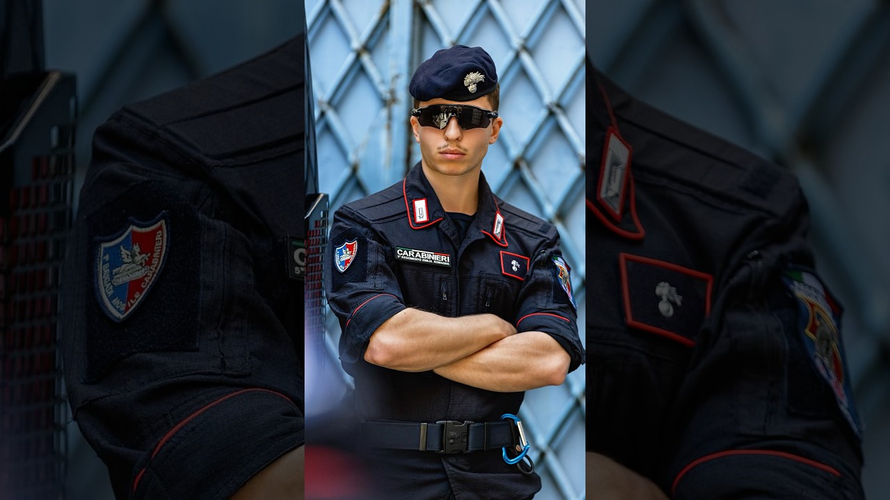 Surprised an Italian Carabiniere 🫡 #streetphotography #Italy #police