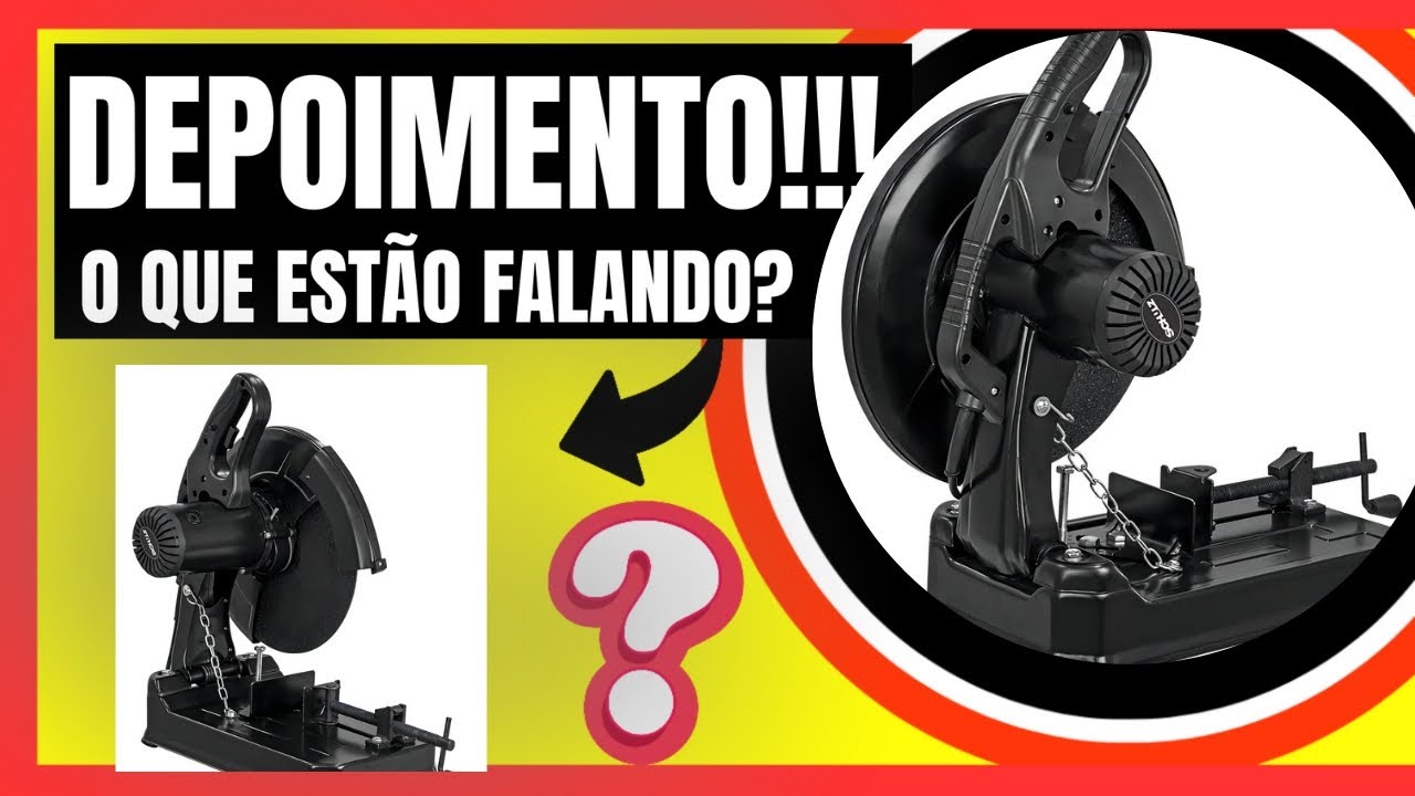 SERRA DE CORTE RÁPIDO 14 2000W SCHULZ PRETO REVIEW – MELHOR POLICORTE PROFISSIONAL EM 2026