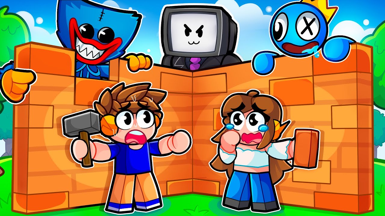 CONSTRUA ou MORRA ao ATAQUE DE MONSTROS no Roblox!