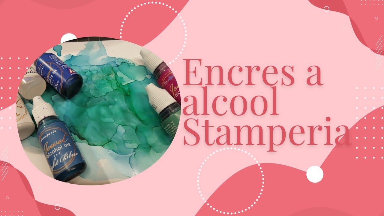Test produit Stamperia : les encres a alcool #scrapbooking #scrap @stamperia #bricoetscrap