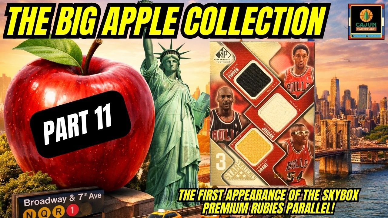 A Few Great Serial #'d Jersey Pieces for Michael Jordan & More - Big Apple Collection #11