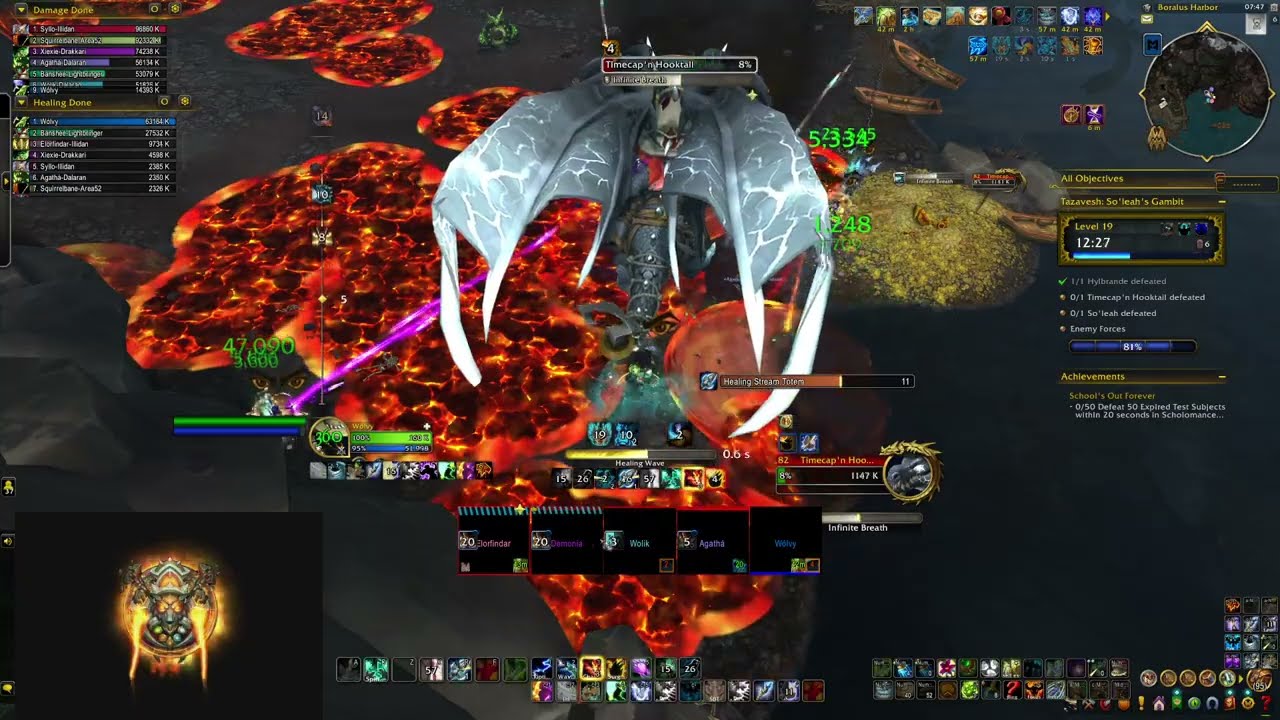Midnight Pre-Patch Tazavesh Gambit M+19, Farseer Resto Shaman