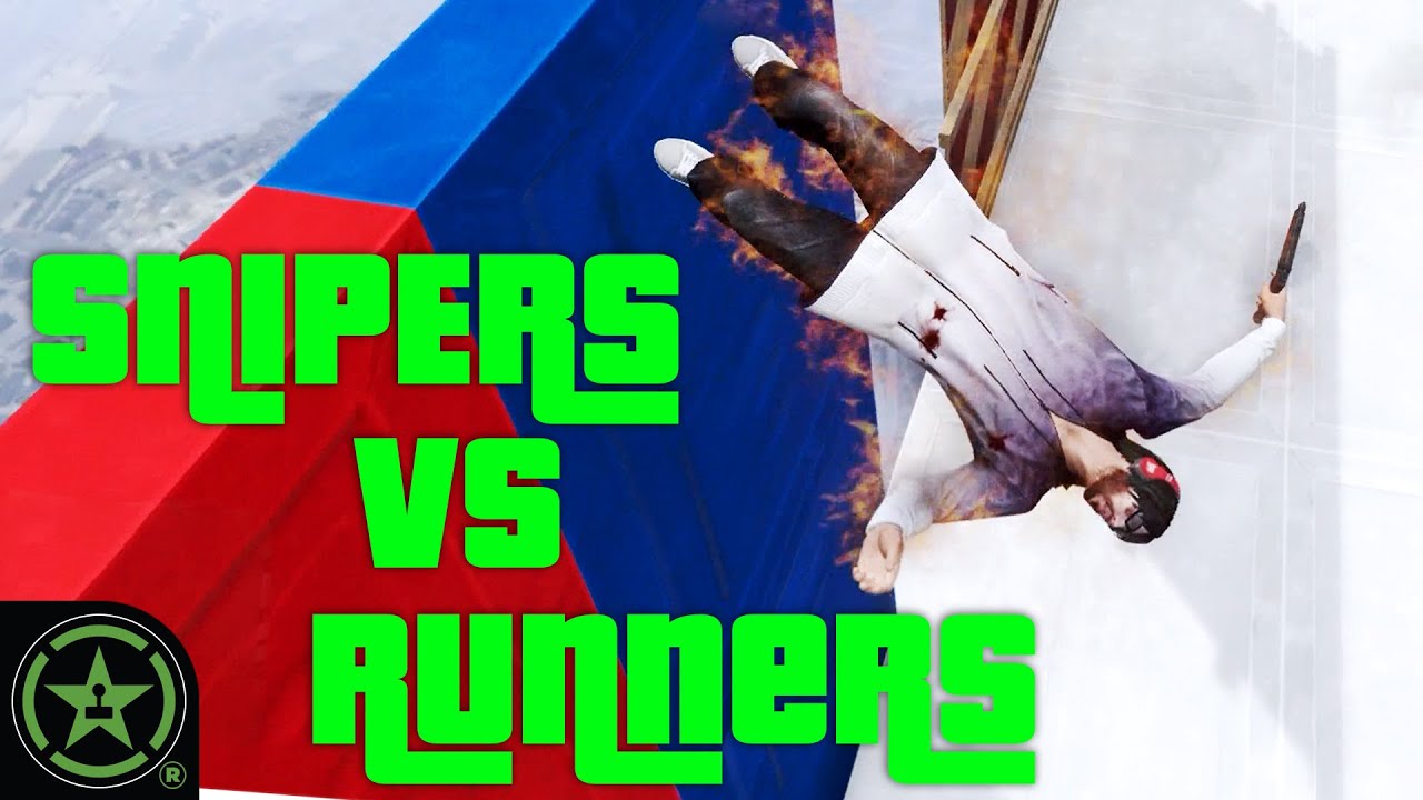 Sniper VS Runners - GTA V