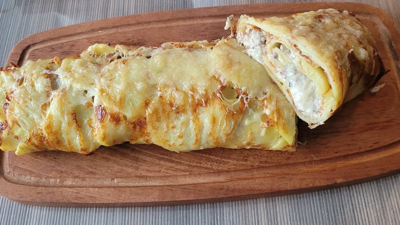 رولي البطاطا سهل وسريع التحضير 😋😋😋 roulé pomme de terre 🥔 rapide et facile à faire 