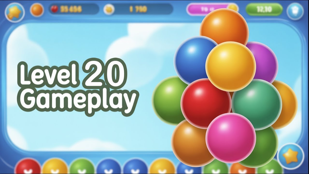 🎯 Bubble Shooter Level 20 | Perfect Aim & Full Walkthrough 💥 Bubble Shooter Gameplay | IVYGAMES