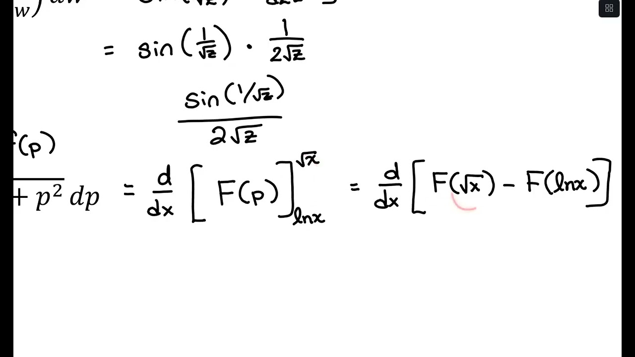 Derivatives of Antiderivatives Part 2