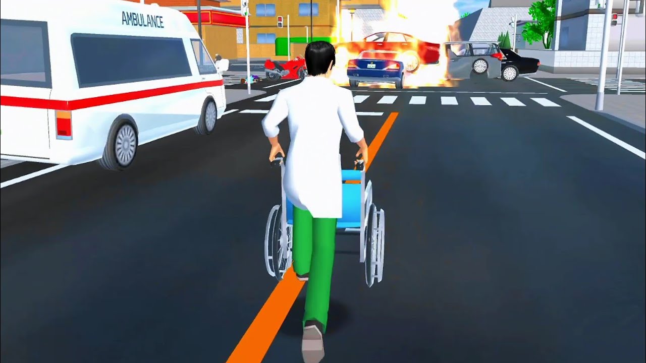 Cat Butler helped yuta and Mio 🚐😢||#sakuraschoolsimulator#shortfilm#trending #sss#fyp#vairalvideo 