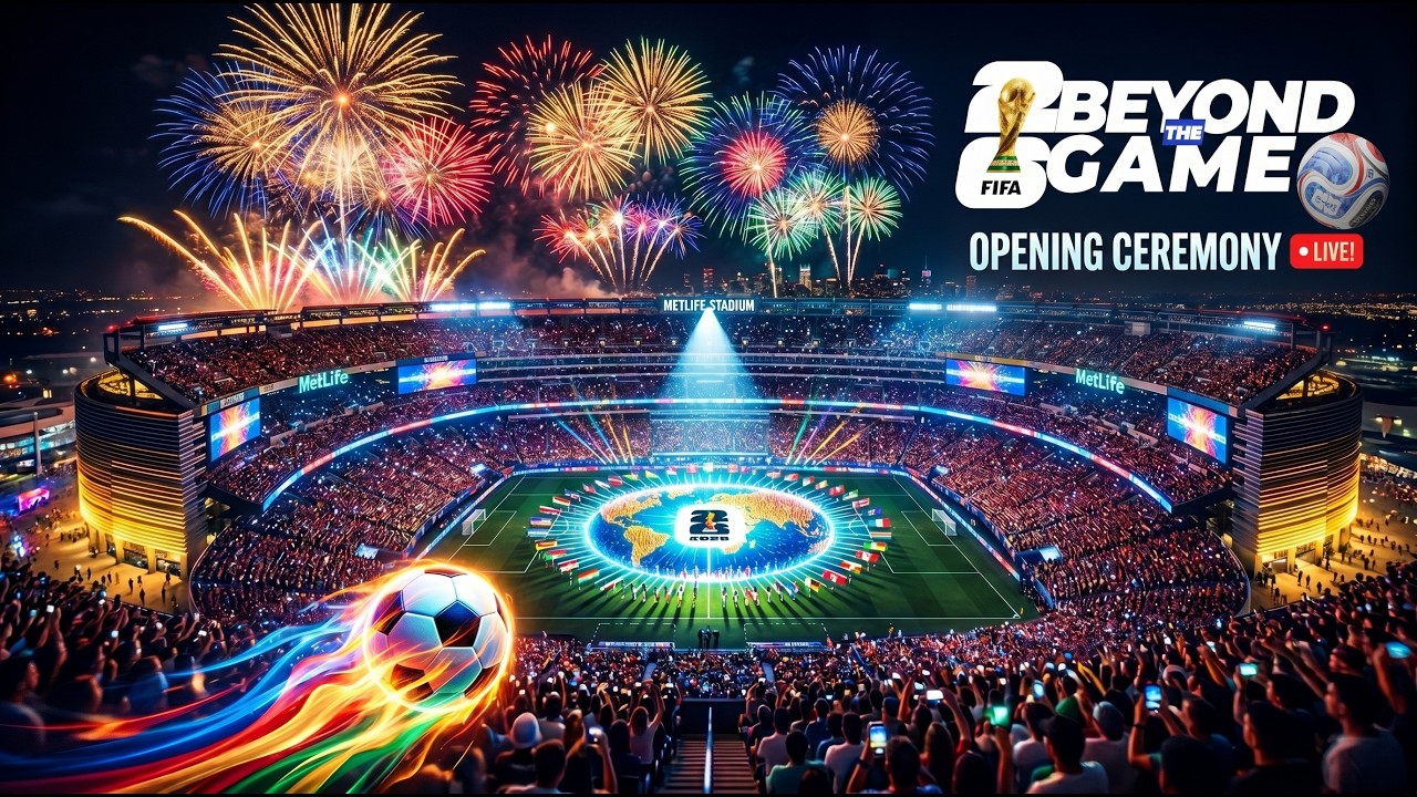 FIFA WORLD CUP 2026: BEYOND THE GAME, OPENING CEREMONY & FULL EVENT LIVE
