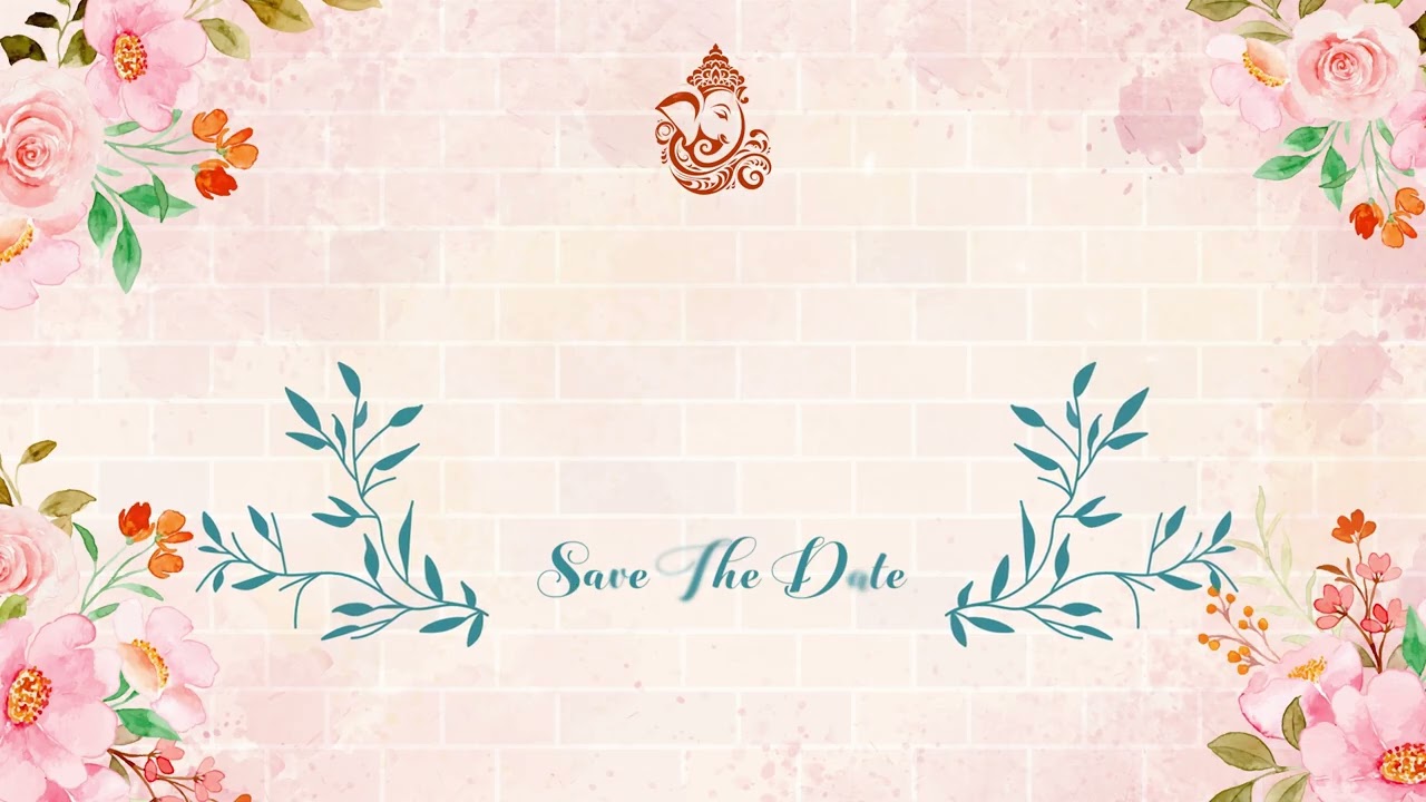 Wedding Invitation without Text | Free Download| Free Background Download | KM Creative Works
