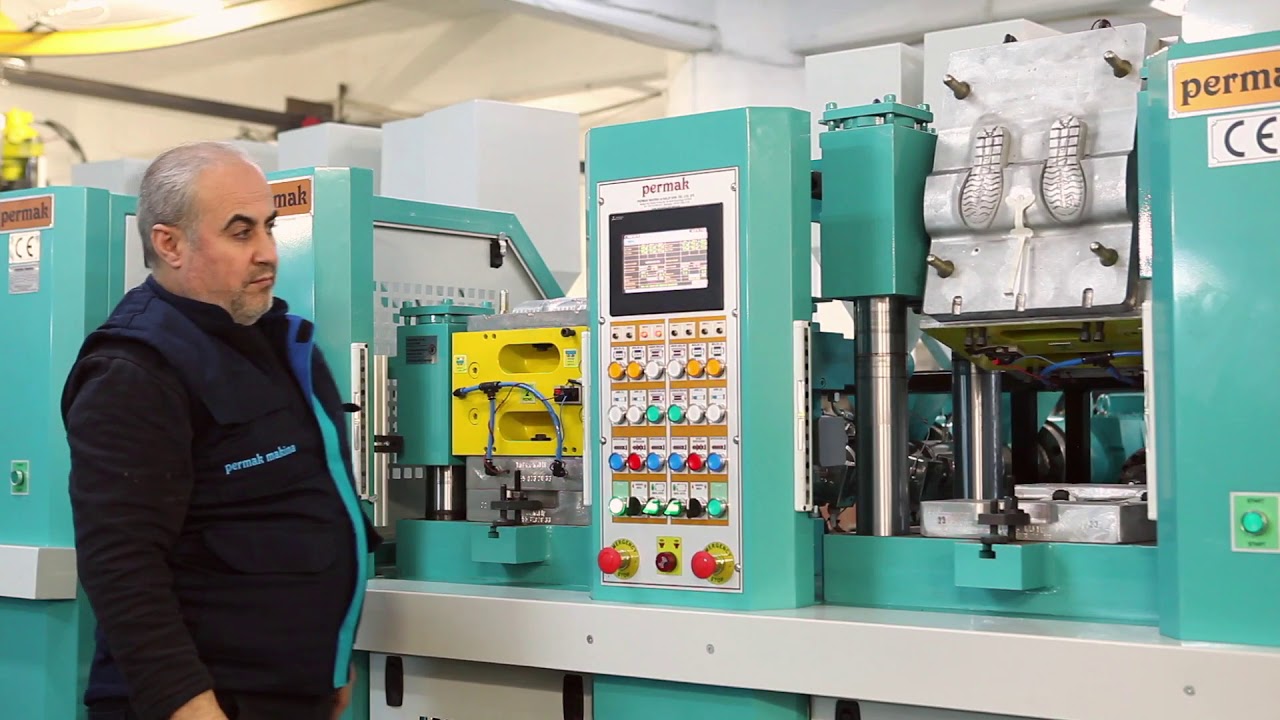 2 STATION 2 COLOR'S EXTRUSION SOLE MACHINE - PERMAK MAKINA