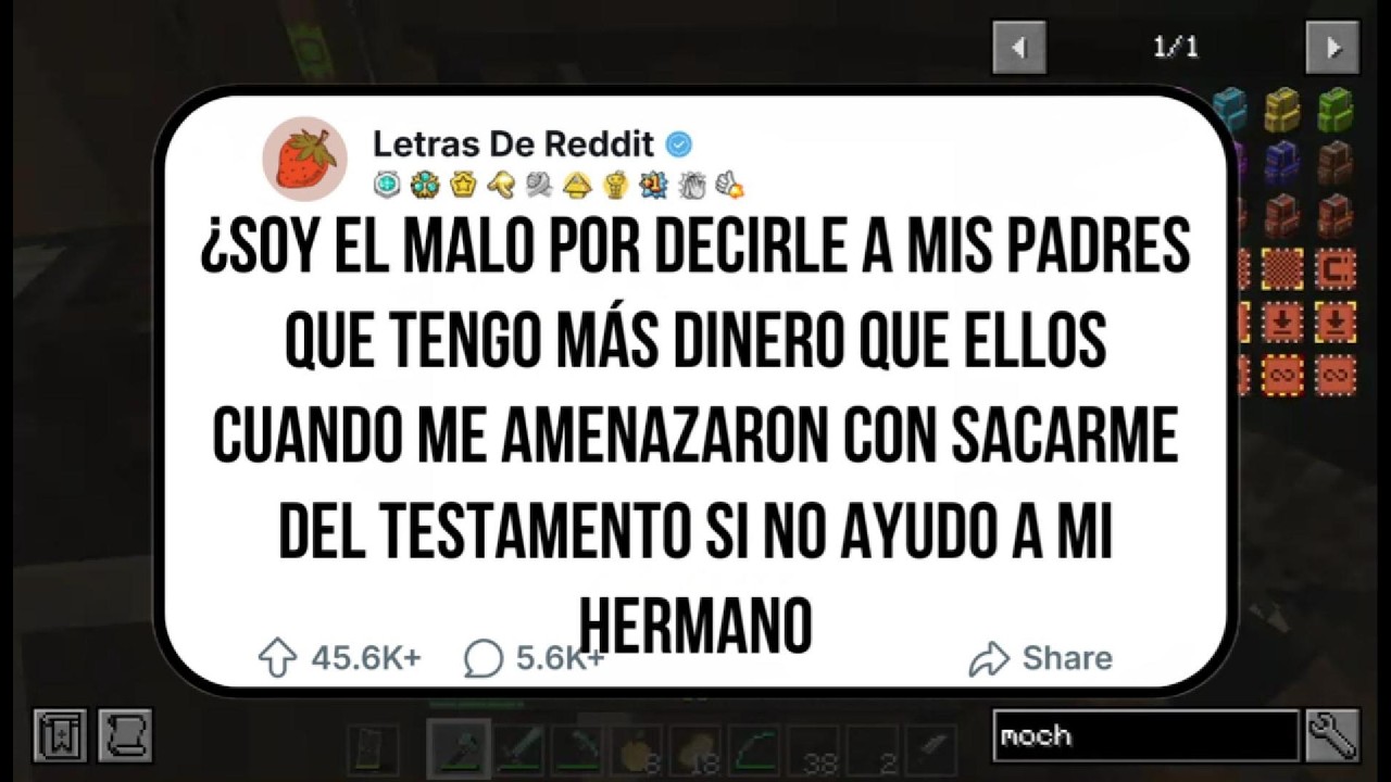 SOY EL MALO POR DECIRLES A MIS PADRES QUE TENGO MÁS DINERO QUE ELLOS