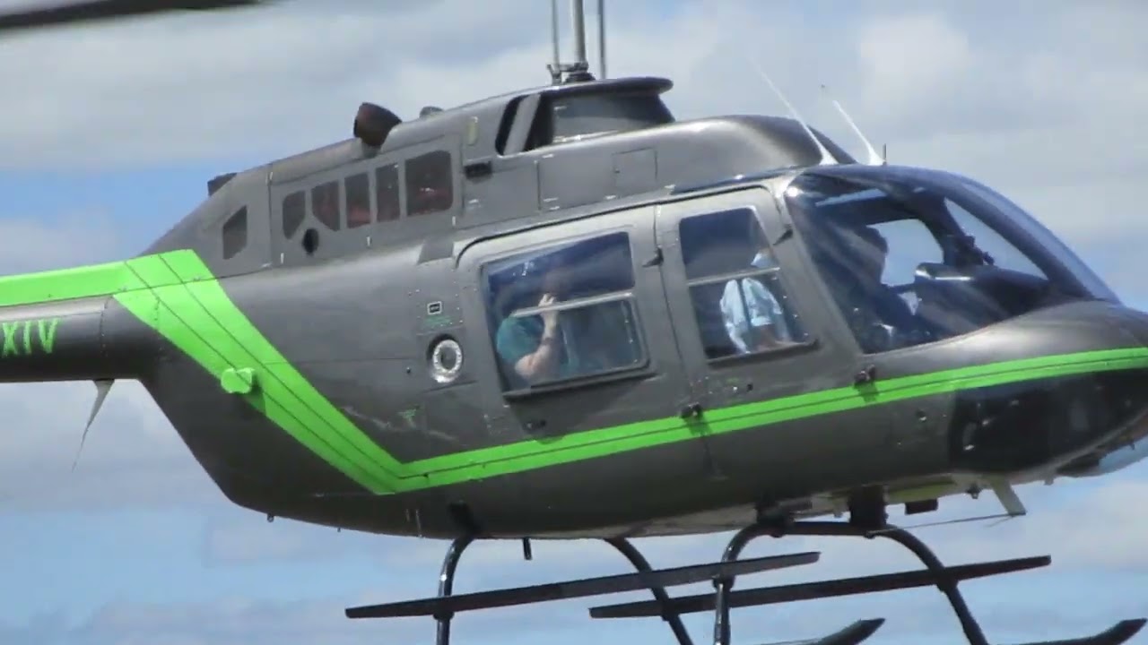 Bell JetRanger Landing