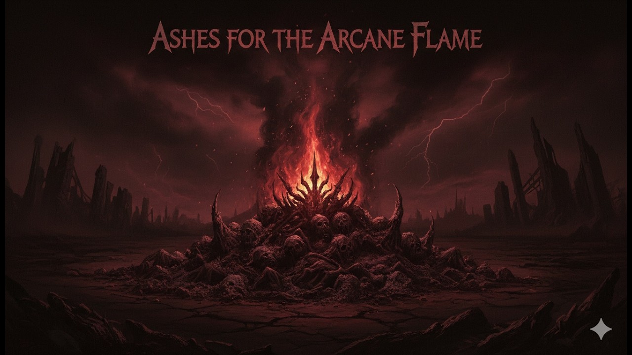 Ashes for the Arcane Flame | Doom & Gothic Metal Song Inspired by The Last Spell