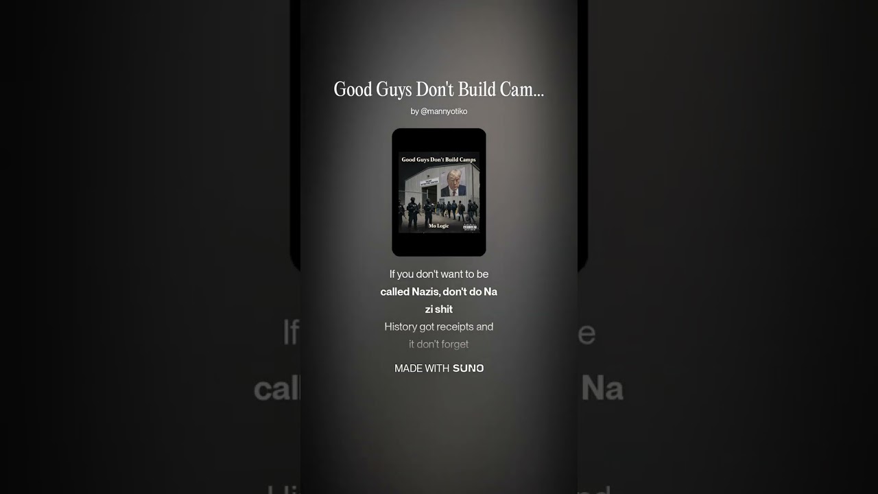 Good Guys Don't Build Camps by Mo Logic