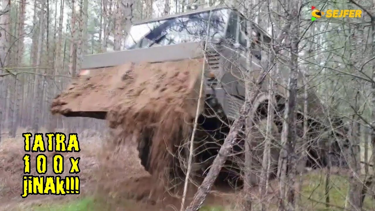 TATRA 100x jinak!!! Brutální síla TATRY 813 8x8!