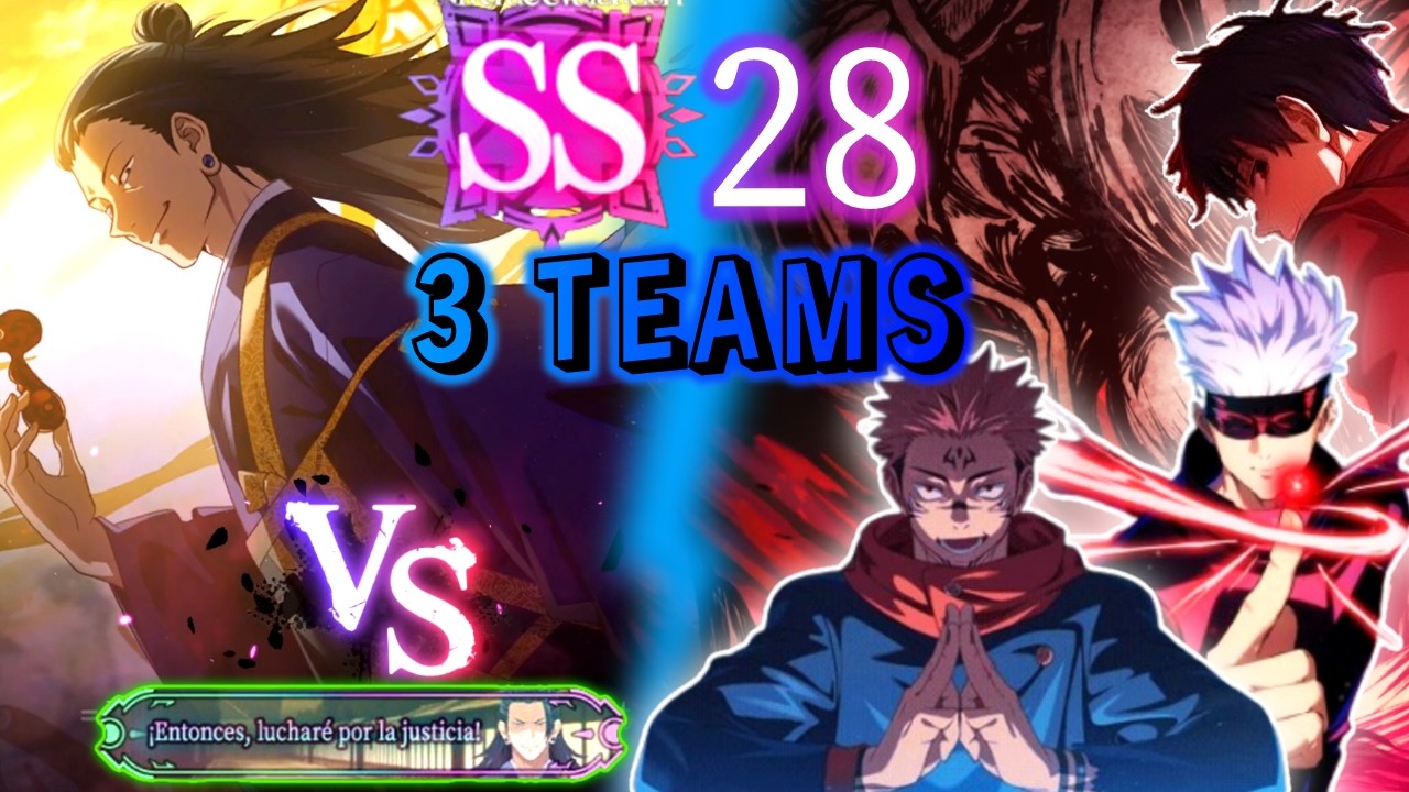 🔥SP-28 vs Geto (3 TEAMS) | JJK Phantom Parade Global - Imaginary Realm