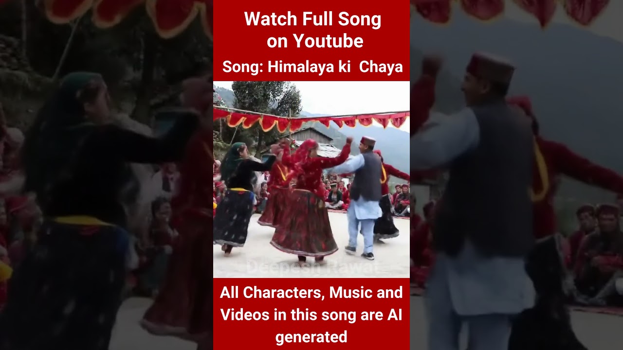 Himalaya ki Chaya: First AI Song of Uttarakhand | Trending Song 
