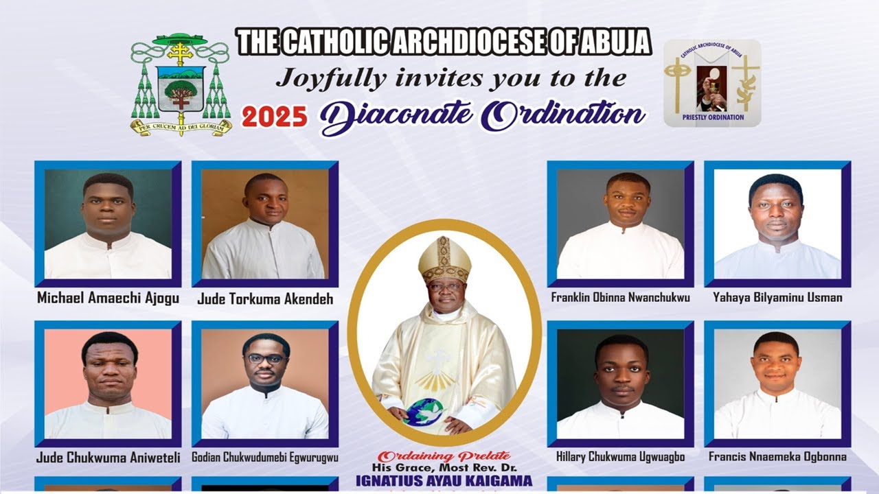 Catholic Archdiocese of Abuja - 2025 Diaconate Ordination