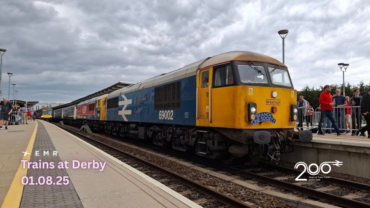 Trains at Derby 01.08.25