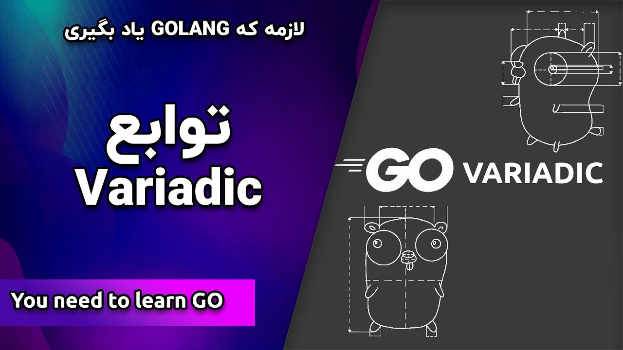 Golang - variadic توابع وریادیک در گولنگ