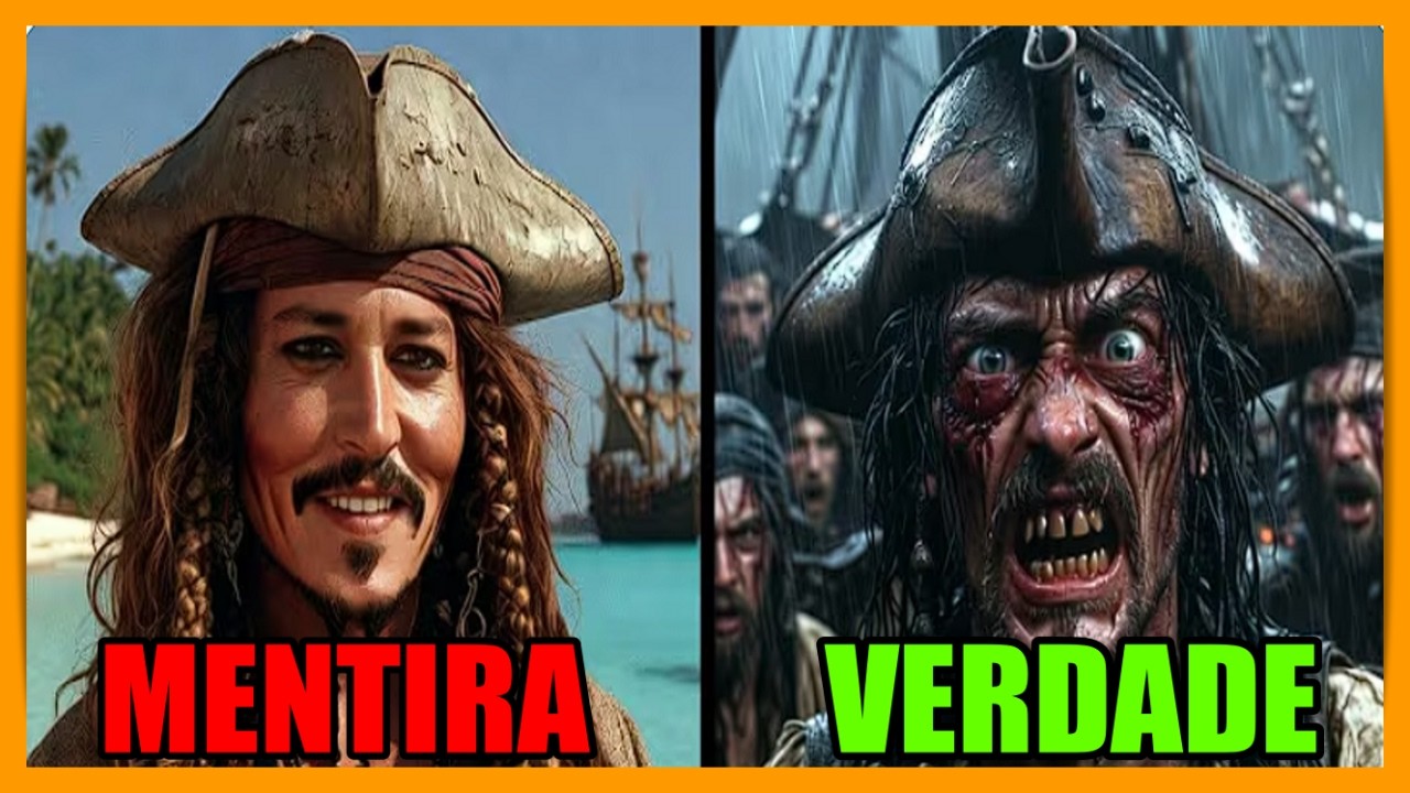 Os verdadeiros piratas do Caribe: A verdade que não lhe contaram!