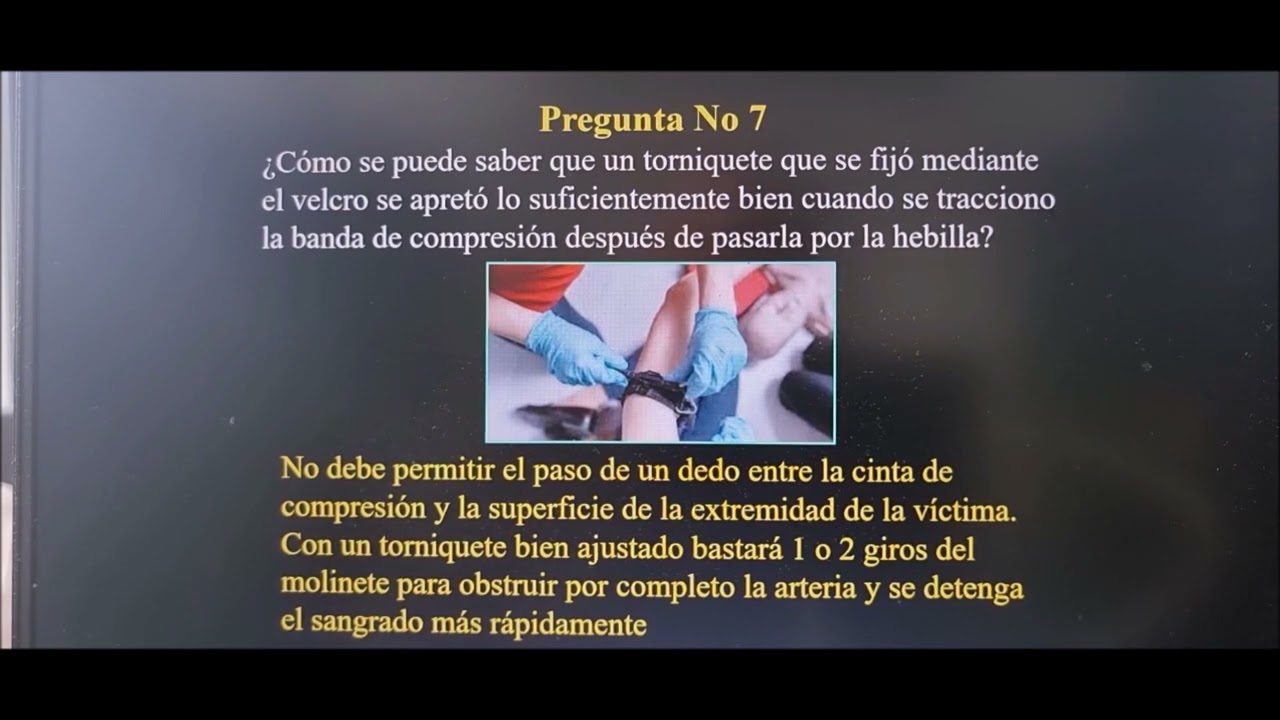 TORNIQUETES PREGUNTAS Y RESPUESTAS