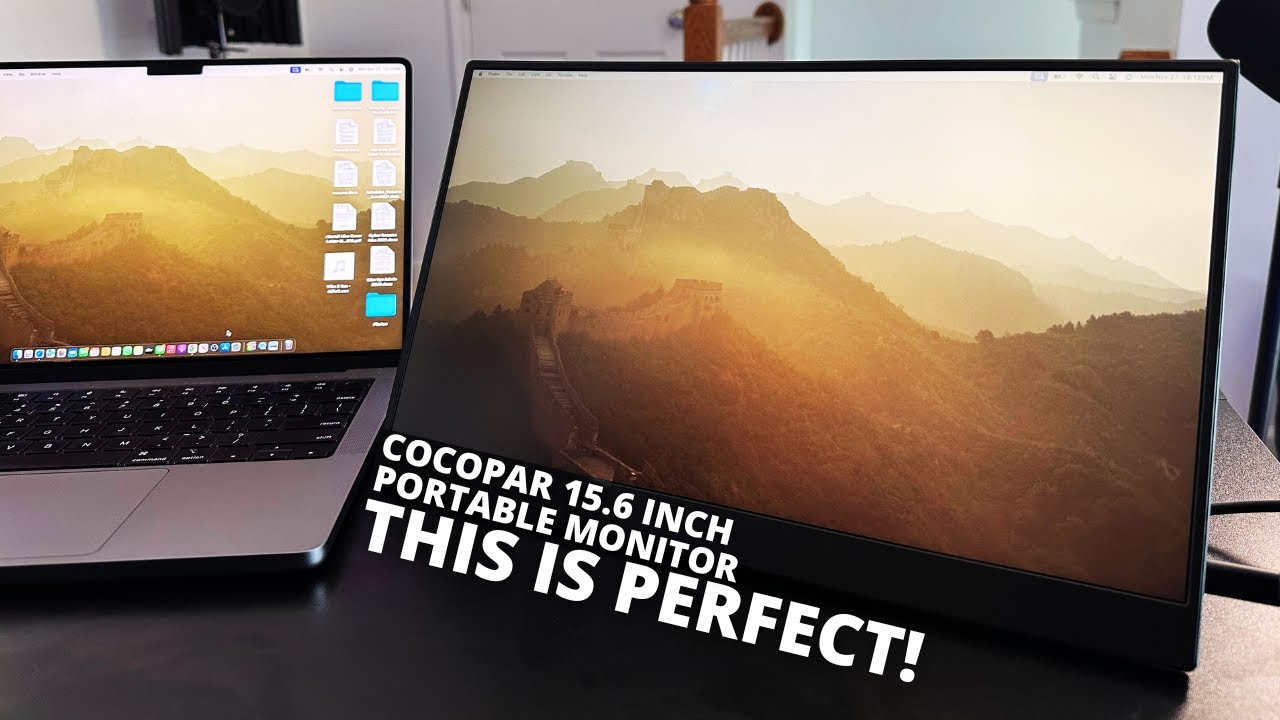 Cocopar 15.6inch Portable Monitor - Unboxing & Testing