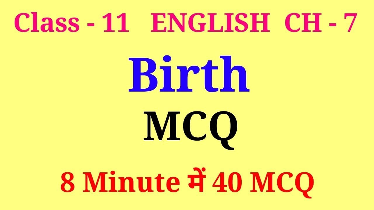 Birth mcq