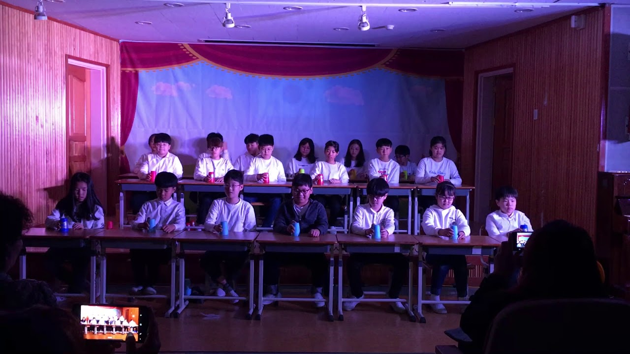 2018학년도 무등초 5학년 컵타공연영상(크레센도+강남스타일)
