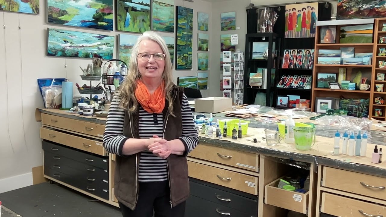 096 Cold Wax and Oil Paint Mini Series Demonstration