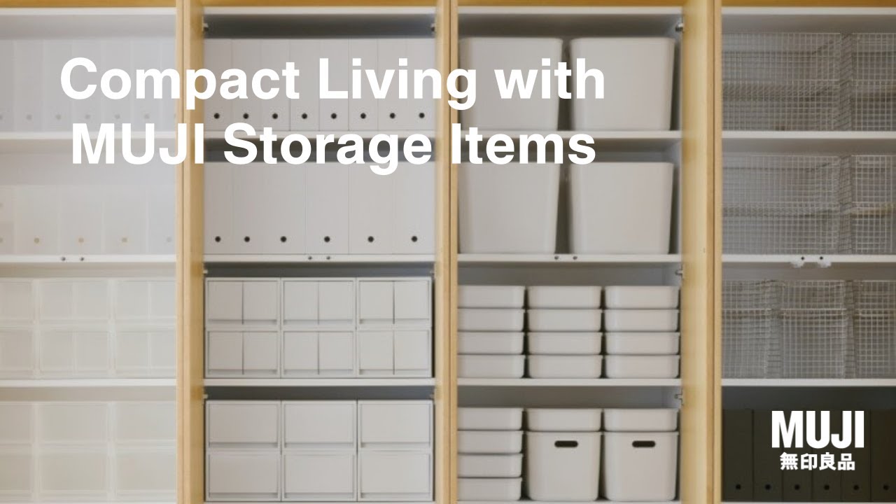 Compact Living with MUJI Storage Items