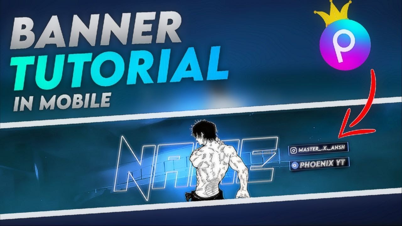 HOW TO MAKE YOUTUBE BANNER | HOW TO MAKE ANIME BANNER | HOW TO MAKE GAMING BANNER