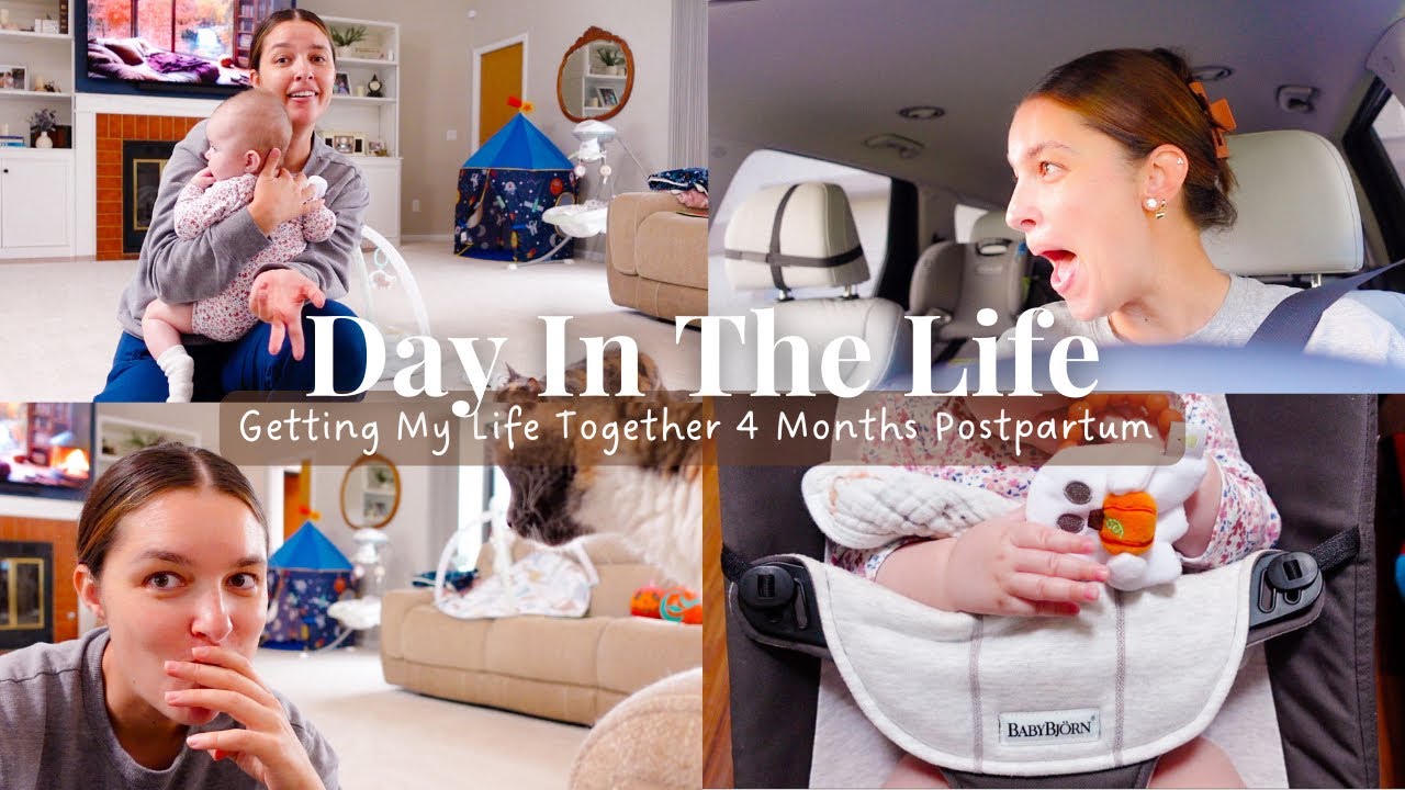 Day In The Life | 4 Months Postpartum, Back to the Gym & Easy Meal Prep Motivation