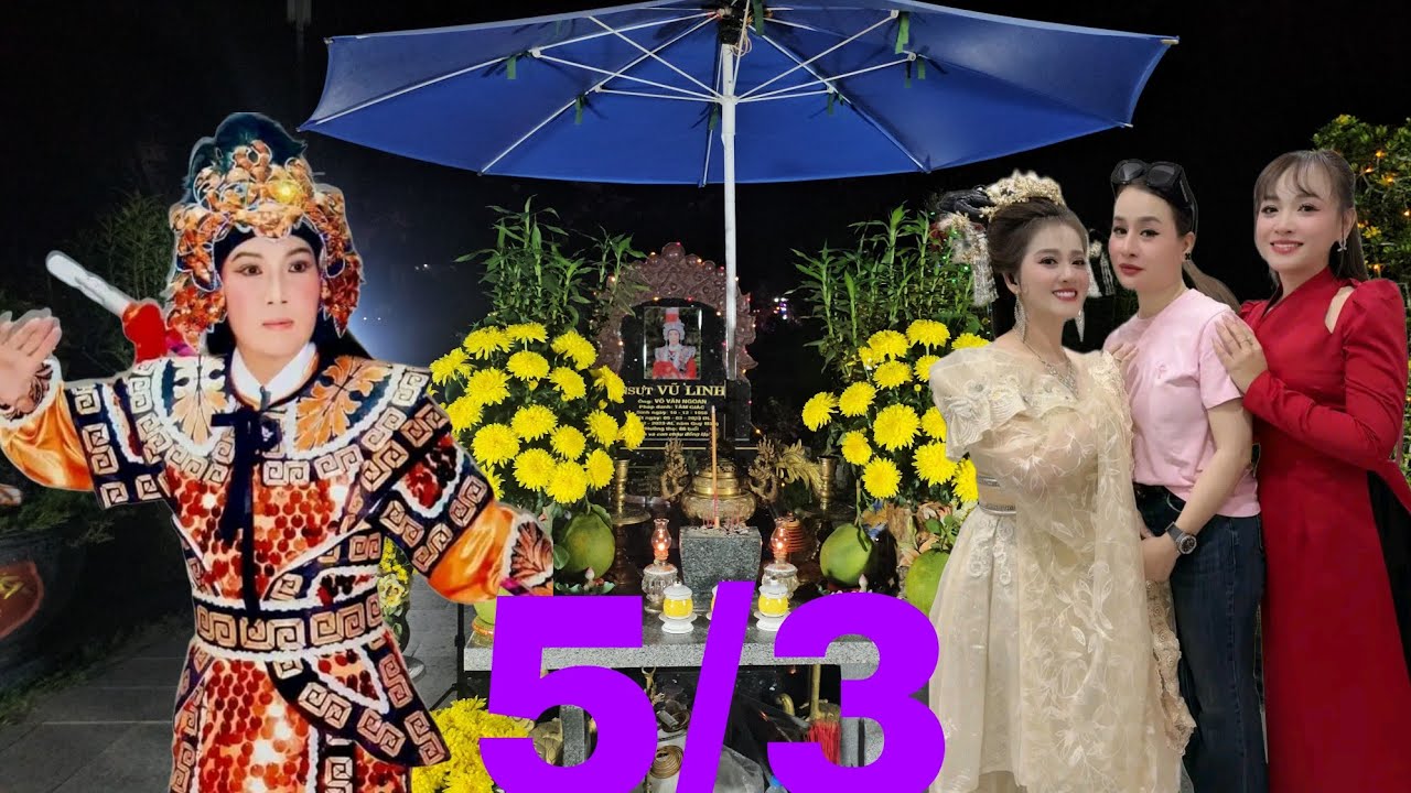 Mộ nghệ sĩ ưu tú Vũ Linh ban đêm đèn rất đẹp 