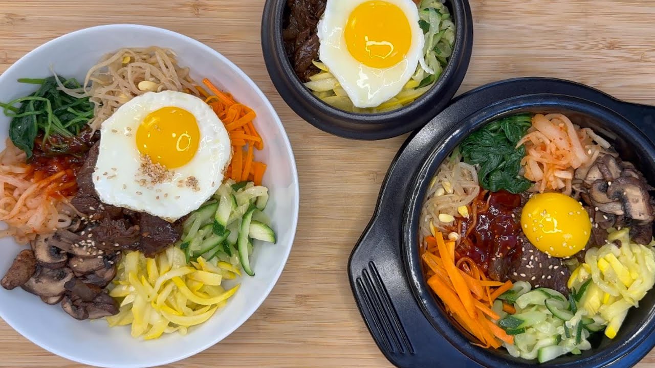 [K-FOOD] Bibimbap MASTERCLASS: Everything You Need to Know  | 2 Styles & 2 Sauces (Spicy vs. Soy)